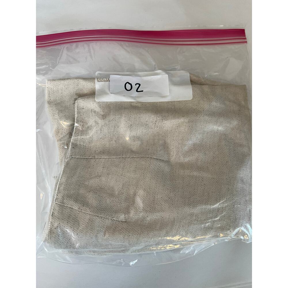 Alberto Makali Women's 8 Beige Cream Trouser Pants Cropped Minimalist FLAWS - Picture 11 of 11